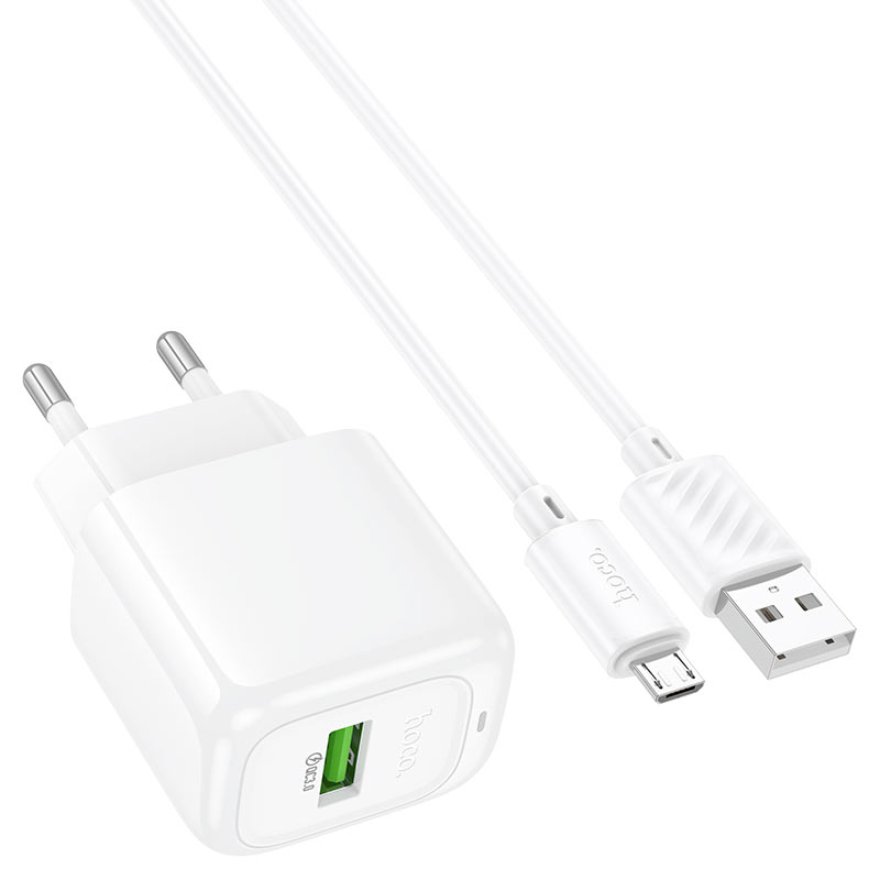Wall charger “CS52A Surplus” QC3.0 EU cable set
