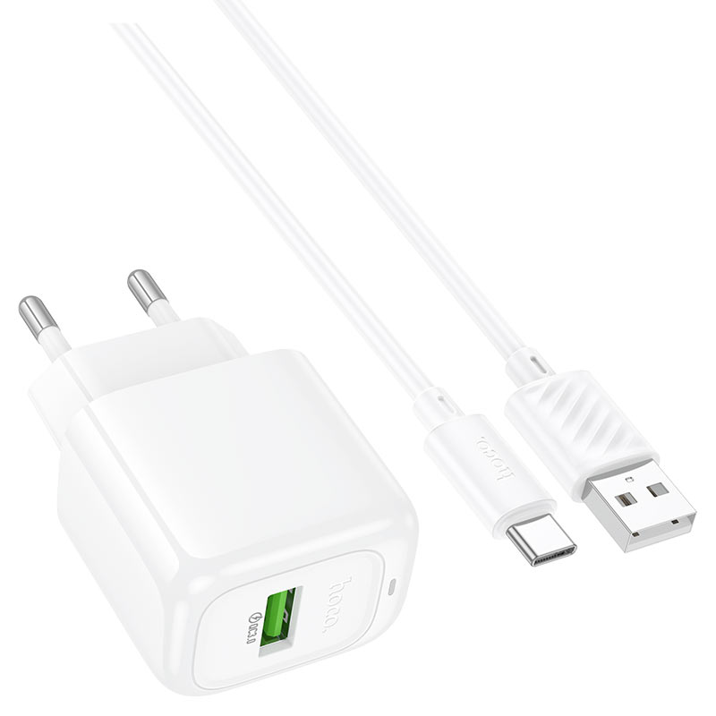 Wall charger “CS52A Surplus” QC3.0 EU cable set