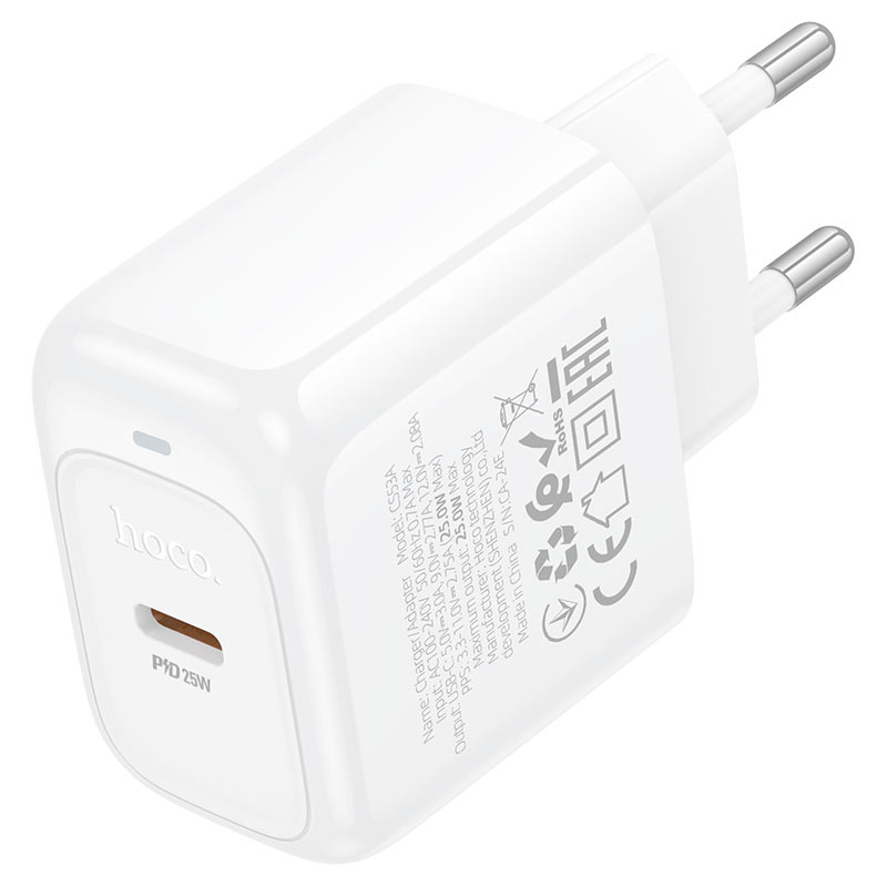 Wall charger “CS53A Surplus” PD25W EU cable set