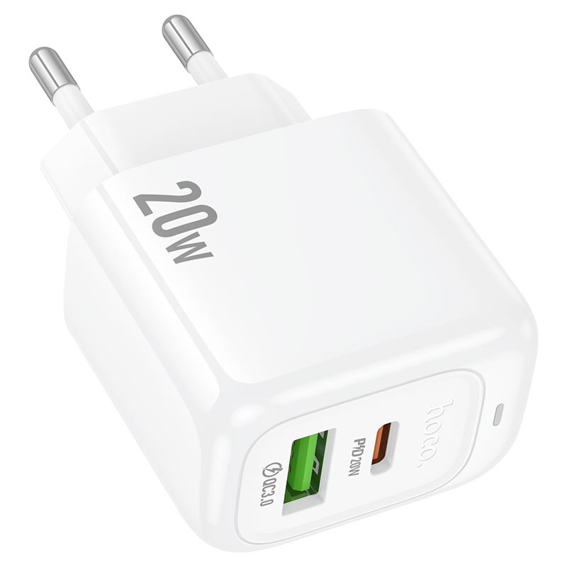 Wall charger “CS54A Surplus” PD20W + QC3.0 EU cable set