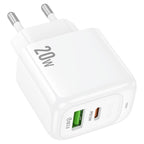 Wall charger “CS54A Surplus” PD20W + QC3.0 EU cable set