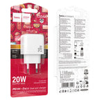 Wall charger “CS54A Surplus” PD20W + QC3.0 EU cable set