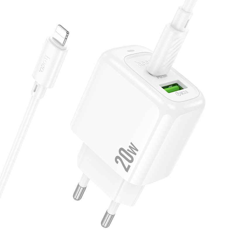 Wall charger “CS54A Surplus” PD20W + QC3.0 EU cable set