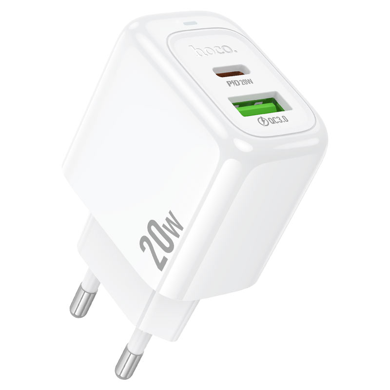 Wall charger “CS54A Surplus” PD20W + QC3.0 EU cable set