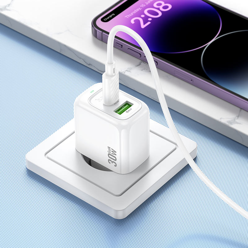 Wall charger “CS55A Surplus” PD30W + QC3.0 EU cable set