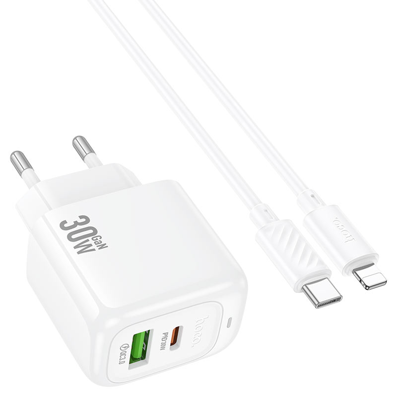 Wall charger “CS55A Surplus” PD30W + QC3.0 EU cable set