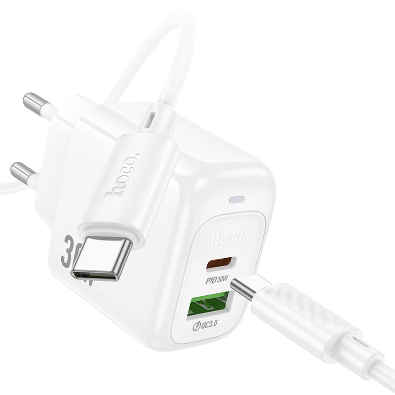 Wall charger “CS55A Surplus” PD30W + QC3.0 EU cable set