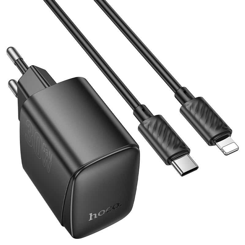 Wall charger “CS61A Bright” PD30W + QC3.0 EU cable set