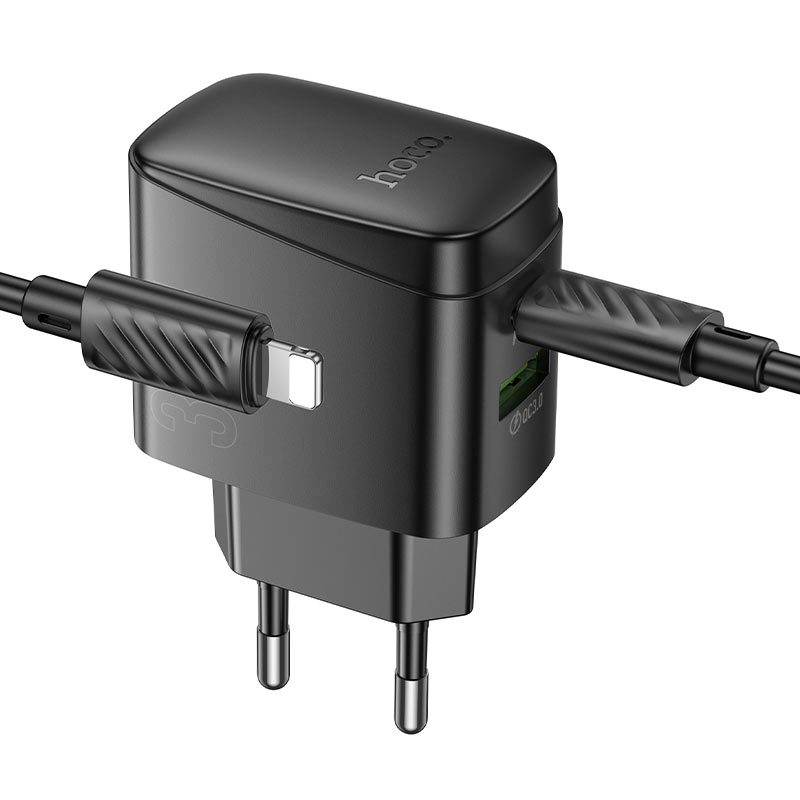 Wall charger “CS61A Bright” PD30W + QC3.0 EU cable set