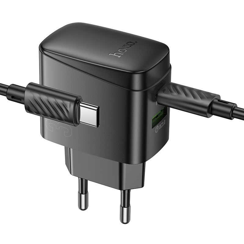 Wall charger “CS61A Bright” PD30W + QC3.0 EU cable set