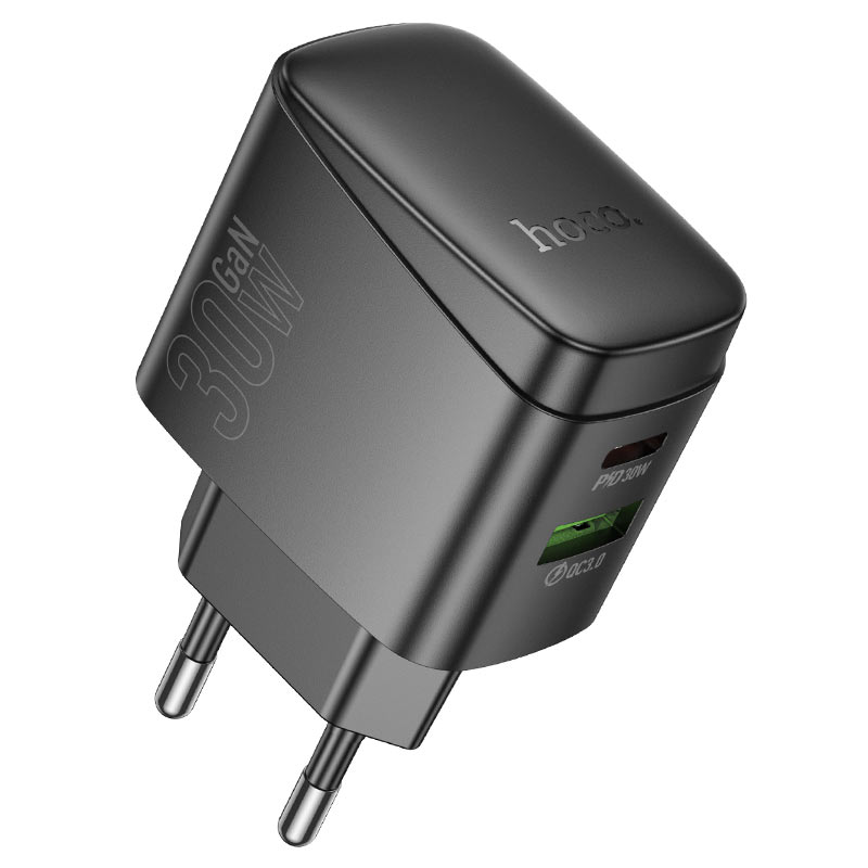 Wall charger “CS61A Bright” PD30W + QC3.0 EU cable set