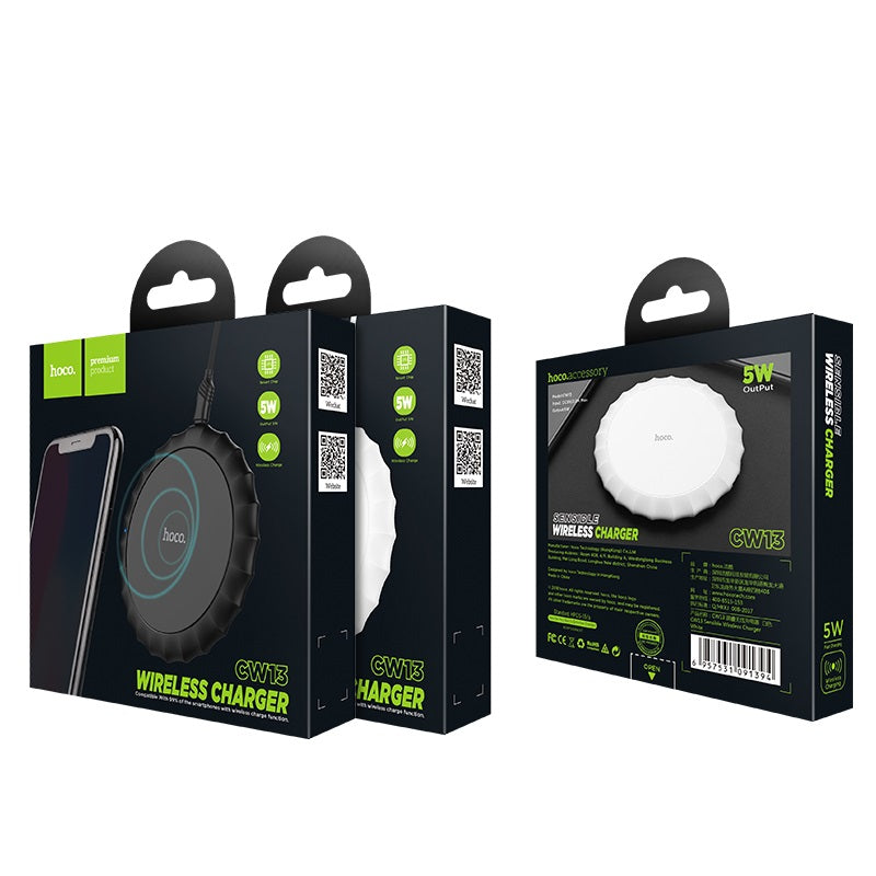 Wireless charger “CW13 Sensible” portable tabletop charging dock