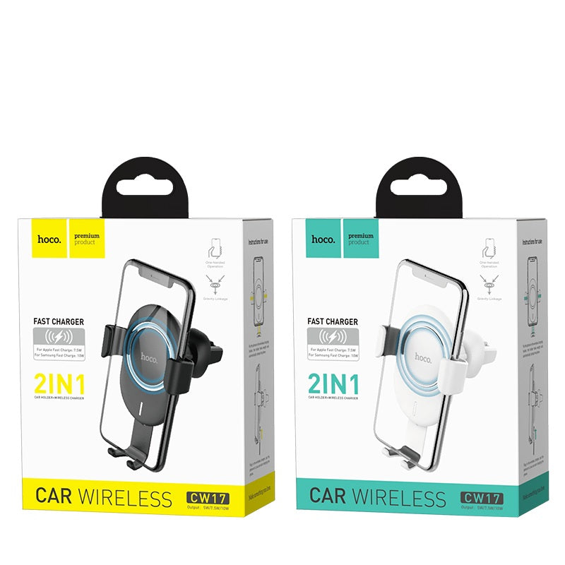 Car wireless charger «CW17 Sage» clip air outlet