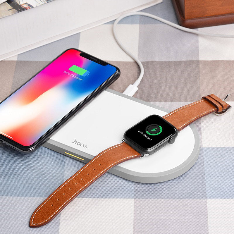 Wireless charger “CW20 Wisdom 2-in-1” tabletop charging dock