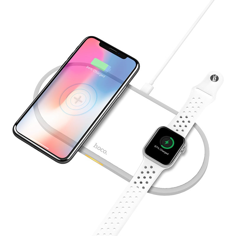 Wireless charger “CW20 Wisdom 2-in-1” tabletop charging dock