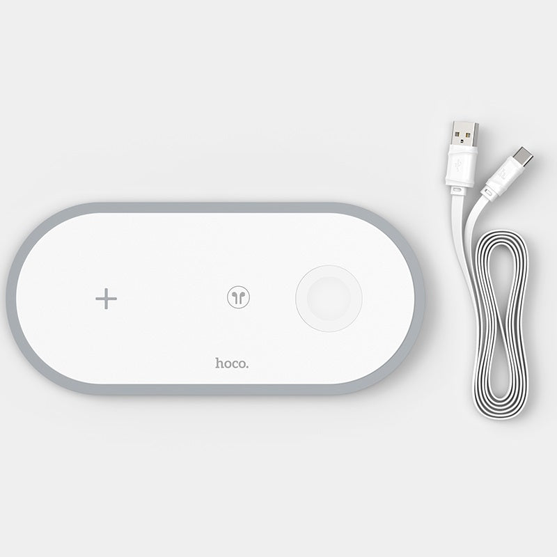 Wireless charger “CW24 Handsome” 3-in-1 tabletop charging dock