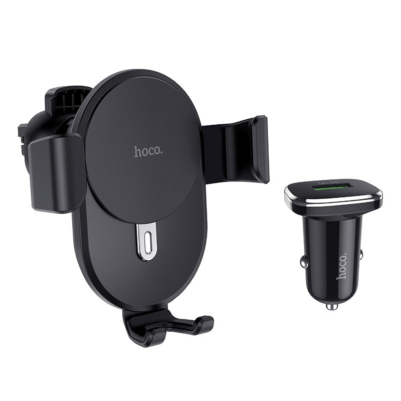 Car wireless charger “CW25 Delight” set with QC3.0 charger