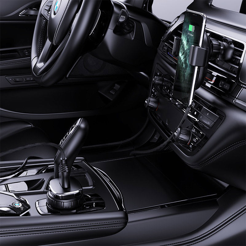 Car wireless charger “CW25 Delight” set with QC3.0 charger
