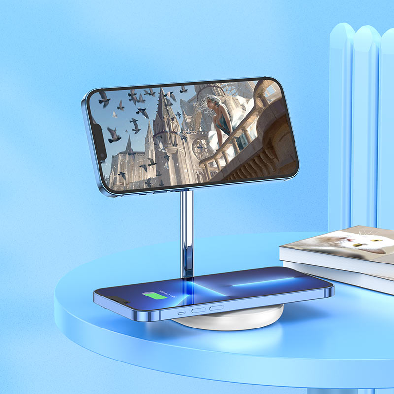 Tabletop wireless charging holder “CW40 Noble” magnetic