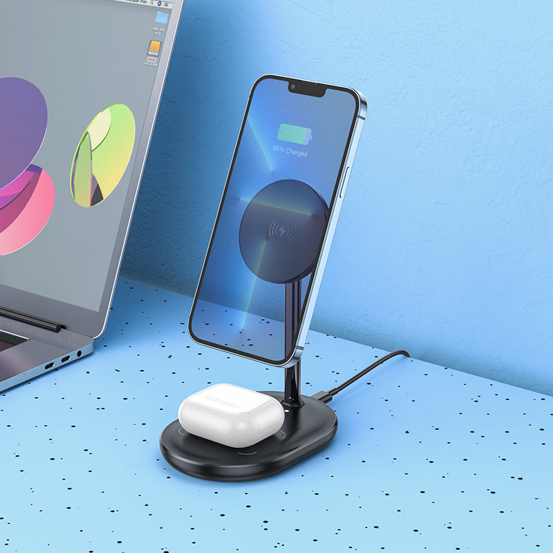 Tabletop wireless charging holder “CW40 Noble” magnetic