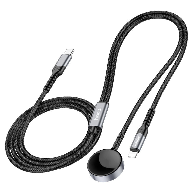 Wireless charger “CW54” 2-in-1 with charging cable