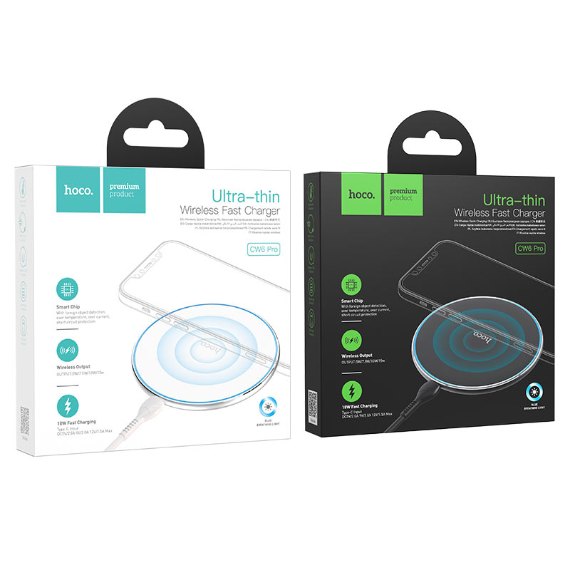 Wireless charger “CW6 Pro Easy” 15W