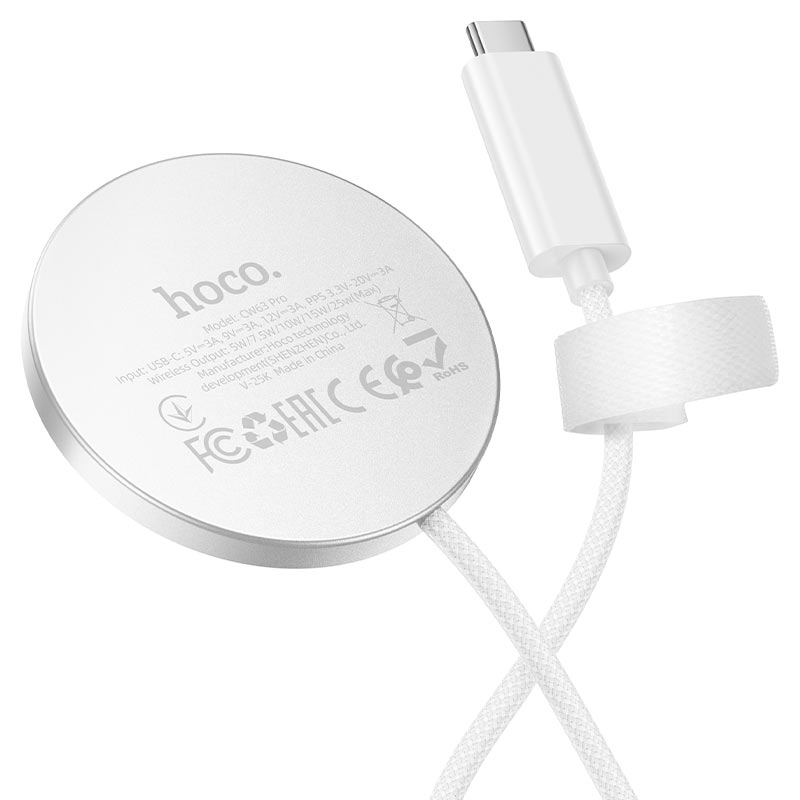 Wireless charger “CW63 Pro Fast” 25W Qi2.2
