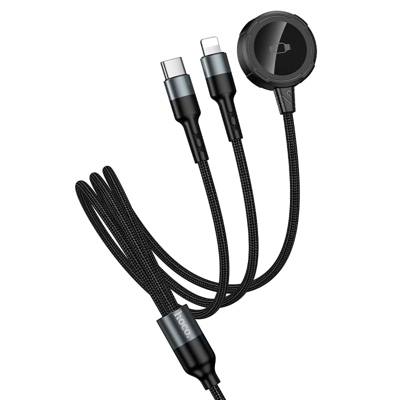 Wireless charger “CW64” 3-in-1 with charging cable