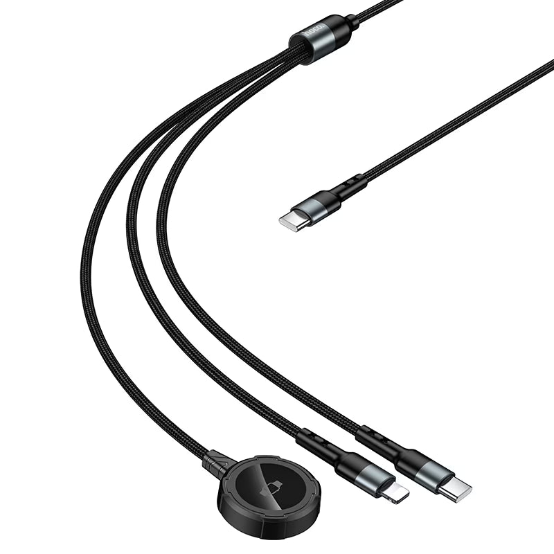 Wireless charger “CW64” 3-in-1 with charging cable
