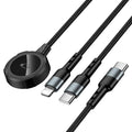 Wireless charger “CW64” 3-in-1 with charging cable