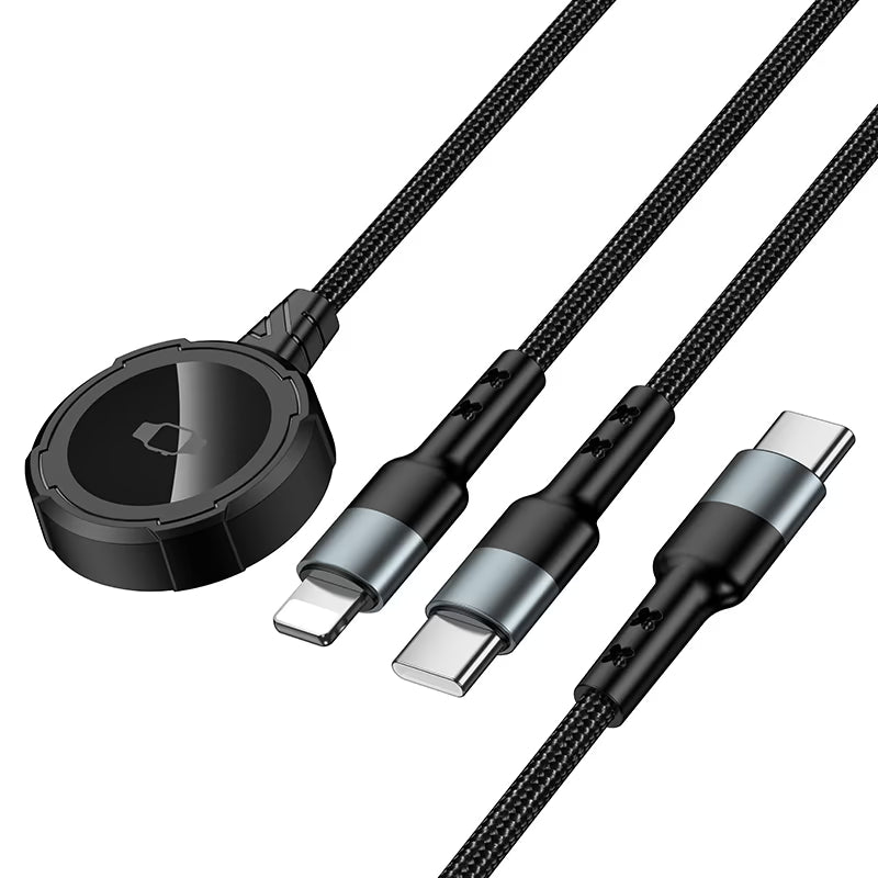 Wireless charger “CW64” 3-in-1 with charging cable