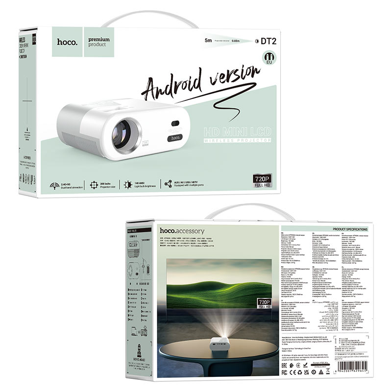 Projector “DT2” 720p Android ver.