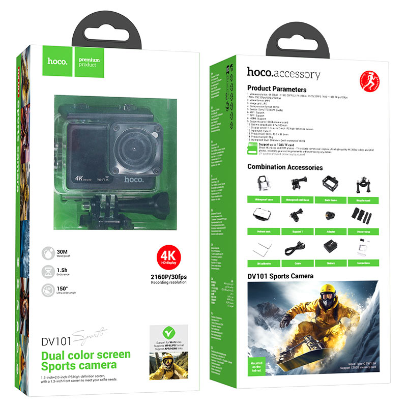 Action camera “DV101” 4K