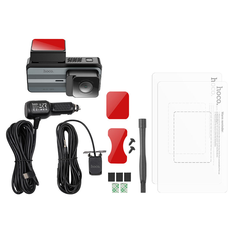 Dash cam “DV12” 2K GPS dual channel driving recorder