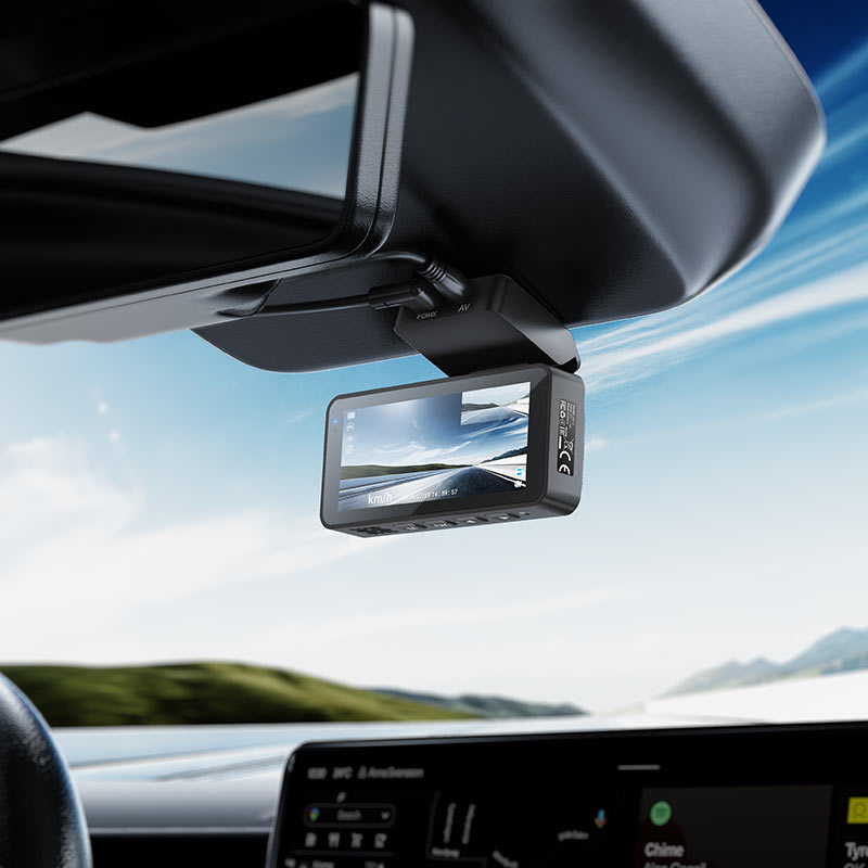 Dash cam “DV12” 2K GPS dual channel driving recorder