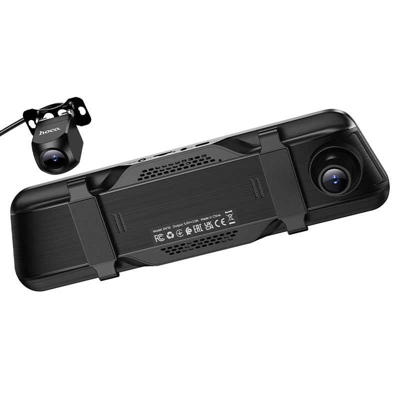 Dash cam “DV16” mirror dual channel driving recorder