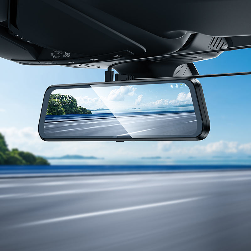Dash cam “DV16” mirror dual channel driving recorder