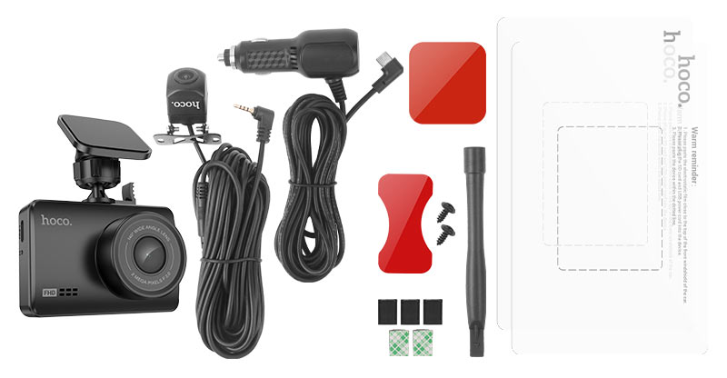 Dash cam “DV3” dual channel driving recorder