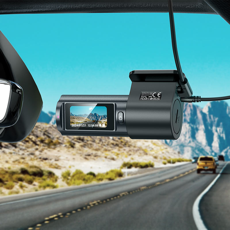 Dash cam “DV8” 2K + 720p dual channel driving recorder
