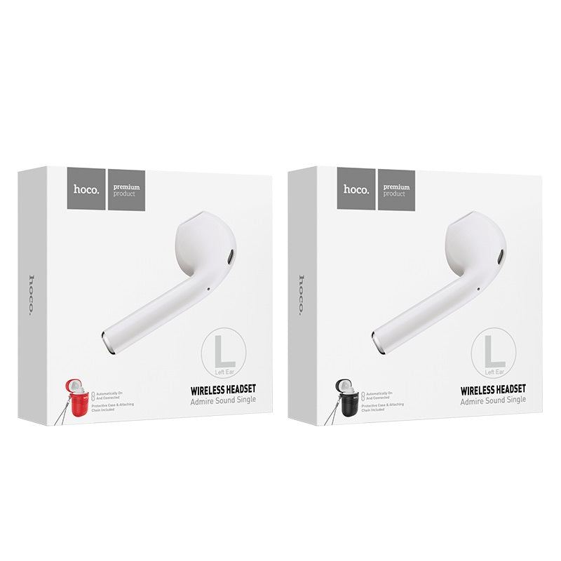 Wireless headset “E39L Mirth” left with silicone case