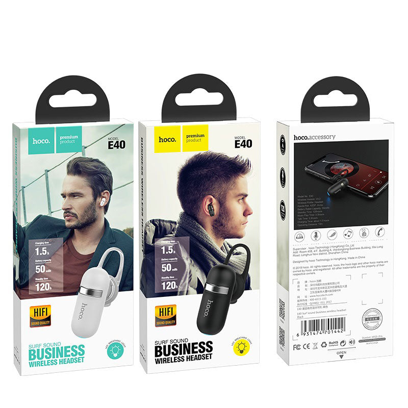 Wireless headset “E40 Surf sound” earphone with mic
