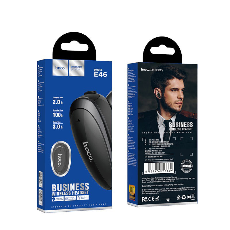 Wireless headset “E46 Voice” earphone with mic