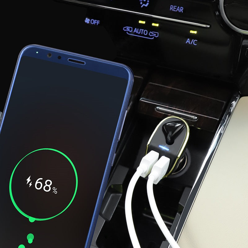 Car charger “E47 Traveller” with wireless headset