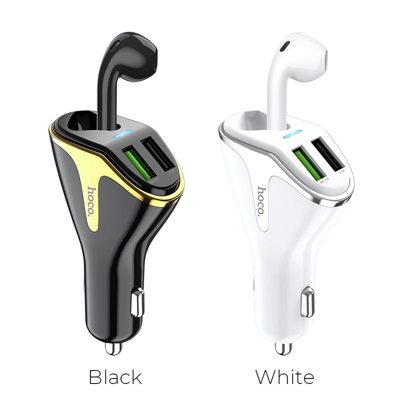 Car charger “E47 Traveller” with wireless headset