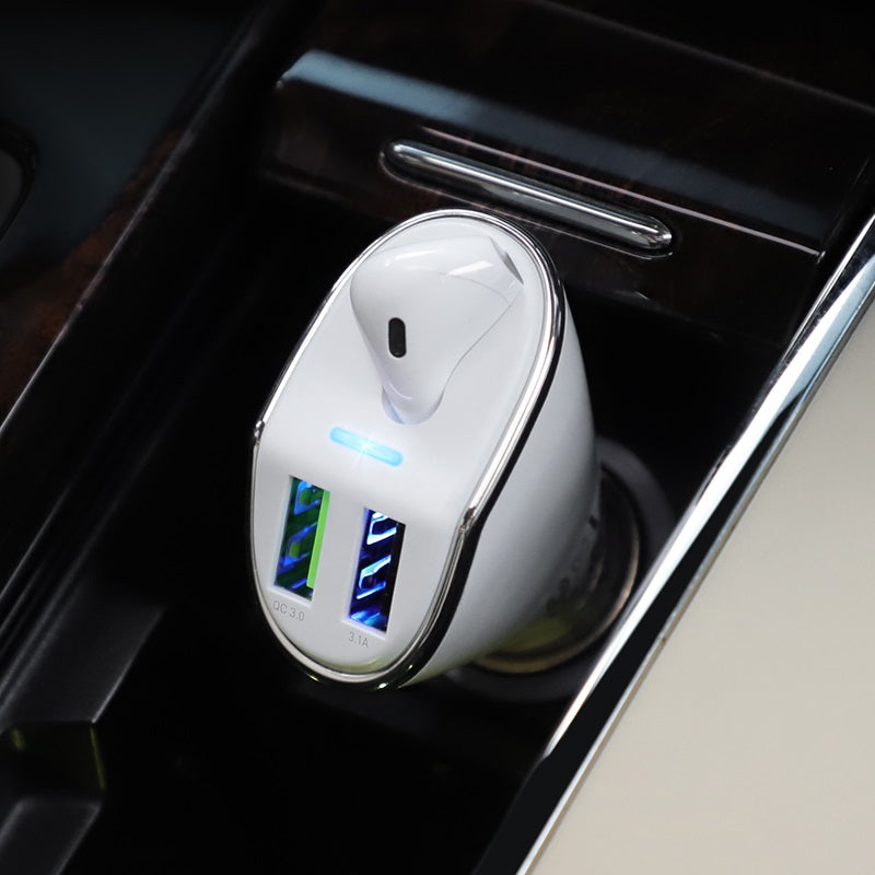 Car charger “E47 Traveller” with wireless headset