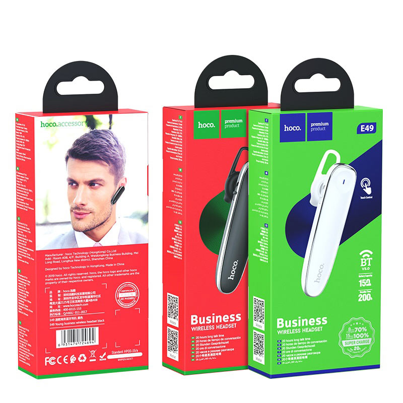 Wireless headset “E49 Young” earphone with mic