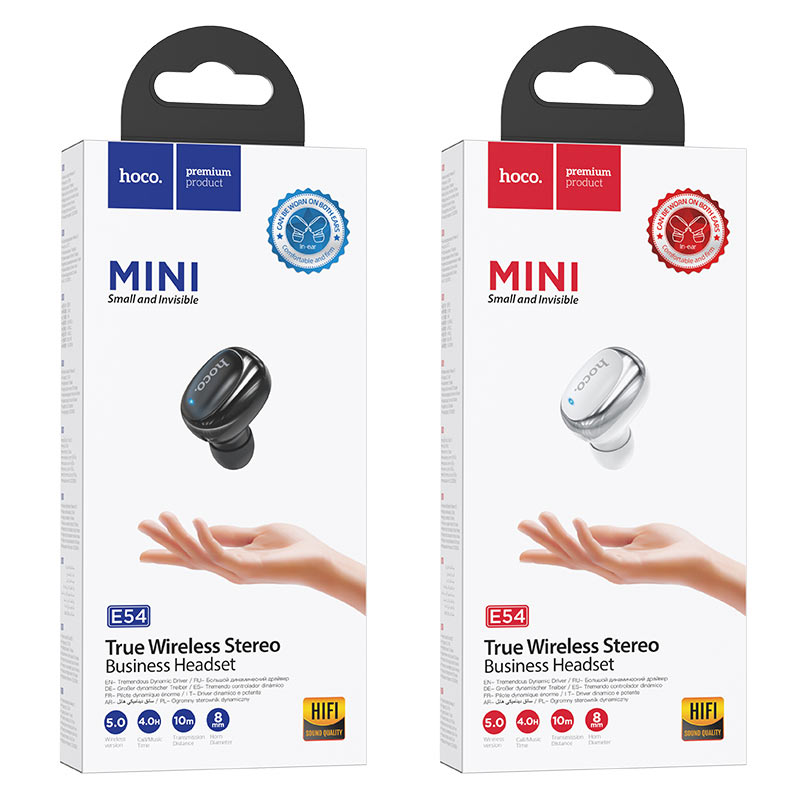 Wireless headset “E54 Mia mini” earphone with mic