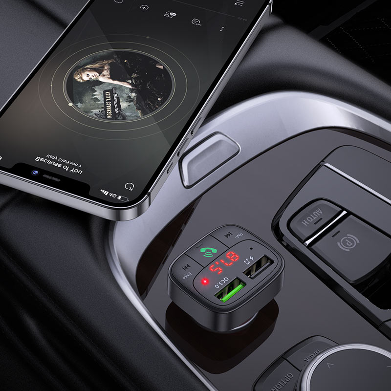 Car charger “E59 Promise” QC3.0 BT FM transmitter