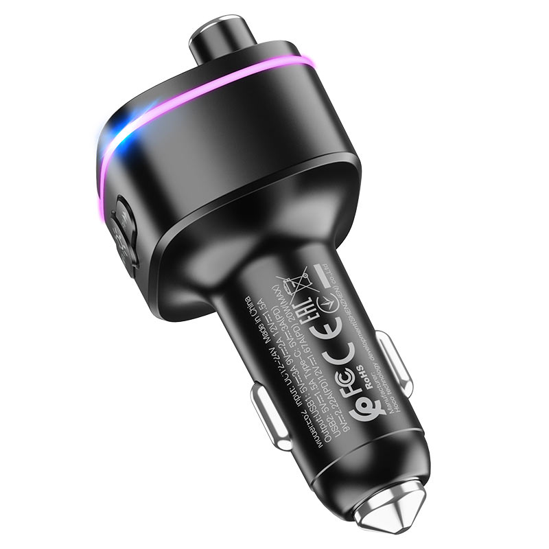Car charger “E62 Fast” PD20W+QC3.0 BT FM transmitter