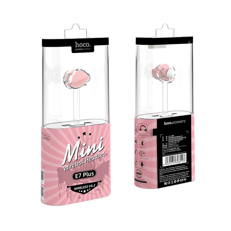 Wireless headset “E7 Plus La joie” earphone with mic